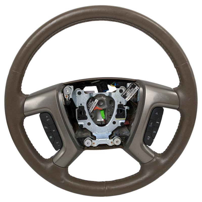 09-13 Chevy Avalanche Tahoe Suburban Leather Steering Wheel OEM 20998065
