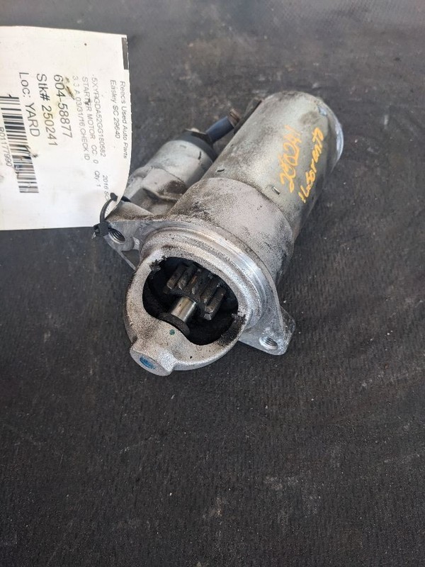 Starter Motor ID 361003C221 Fits 14-16 SORENTO 1177990