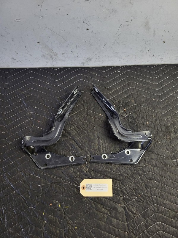 2016-2018 Volkswagen Passat S Left & Right Hood Hinge 1.8L FWD OEM 561-823-302-C