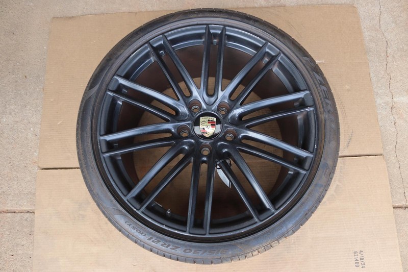 2017-2023 PORSCHE PANAMERA WHEEL RIM TIRE PIRELLI 315/30 R21 11.5 ALLOY OEM