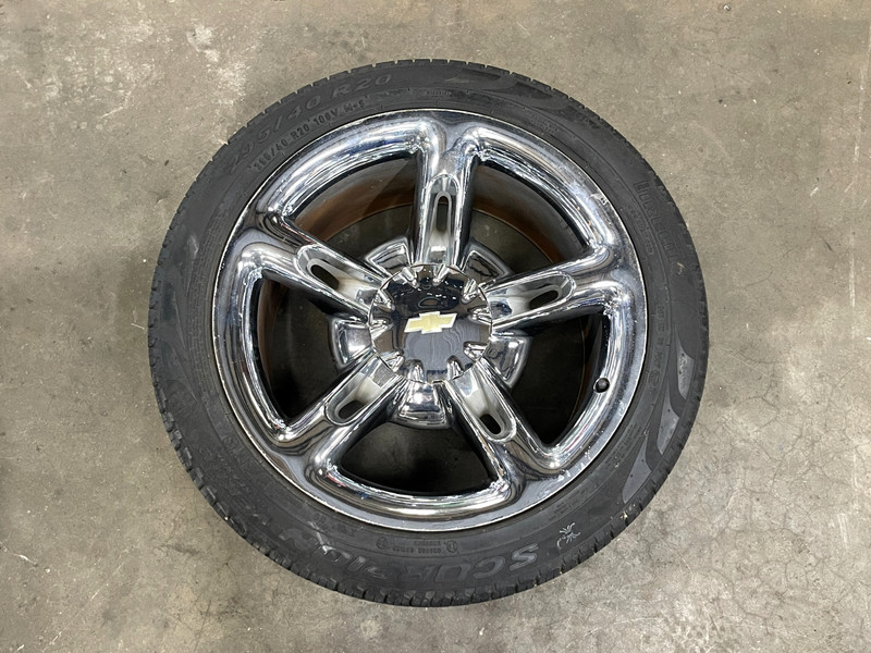 ⭐2003-2006 CHEVROLET SSR WHEEL RIM TIRE 295/40/20 20X10 CHROME OEM LOT2686