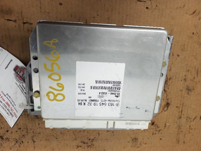 Engine ECM 163 Type ML320 ID 0235459732 Fits 98-99 MERCEDES ML-CLASS 200198