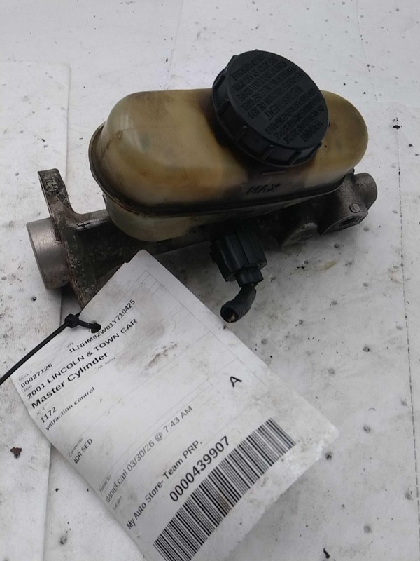 2001 Lincoln Town Car Brake Master Cylinder OEM Silver 1W132C156AA 234K Miles