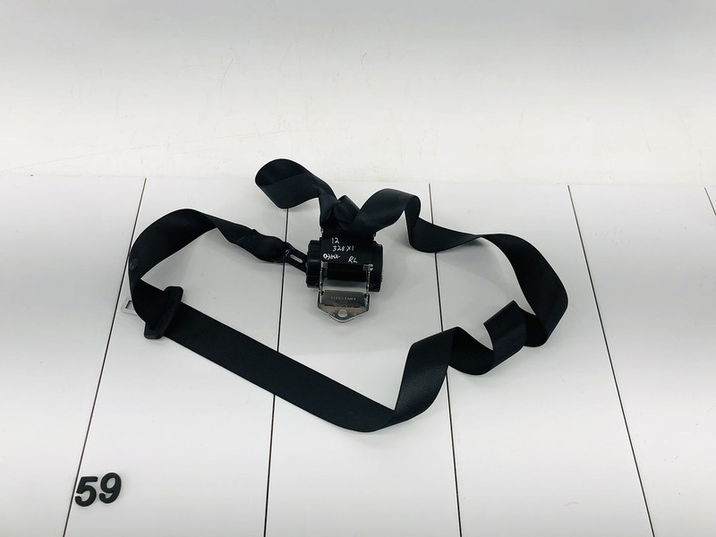 08-13 BMW 328I E92 REAR LEFT SIDE COUPE SECOND ROW SEAT BELT TENSIONER OEM