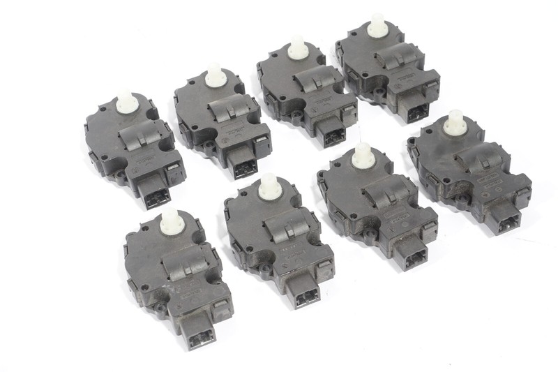 2007 - 2009 MERCEDES BENZ S550 W221 HEATER CONTROL FLAP MOTOR ACTUATOR SET OF 8