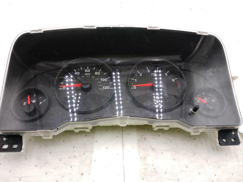Used Speedometer Gauge fits: 2012 Jeep Compass cluster MPH 120 MPH ID 68080401AA