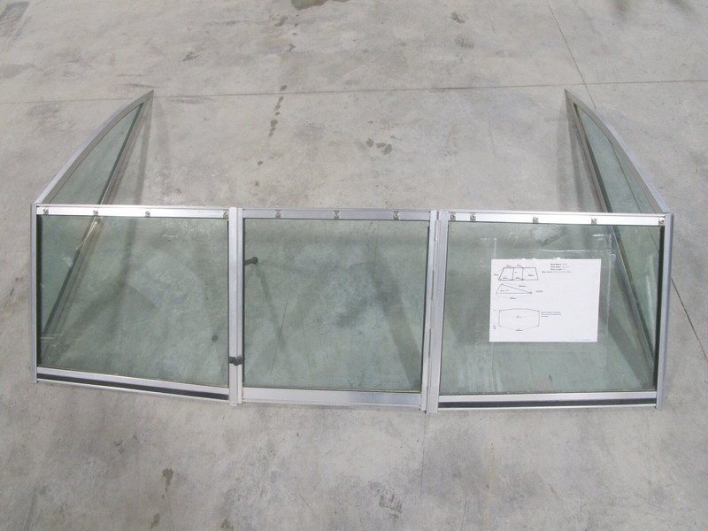 1988 Rinker V180 IO Boat Windshield Window Walk Through 68" Wide
