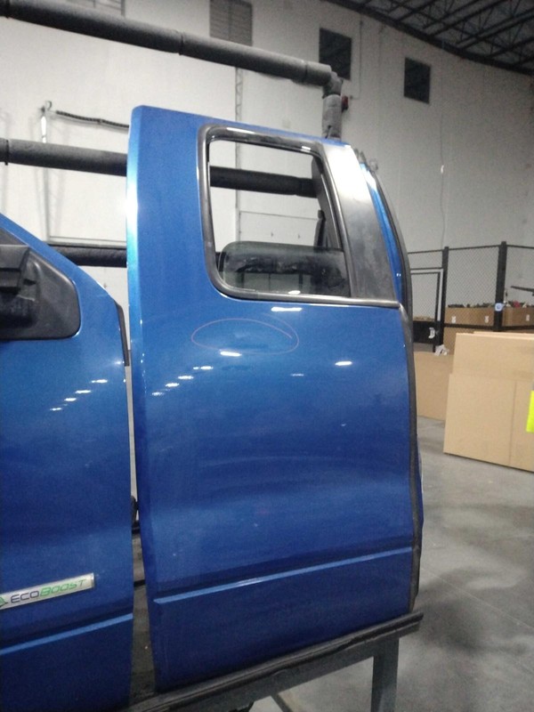 2012 Ford F150 Pickup Right Rear Door Blue 45003 Used 147K Miles