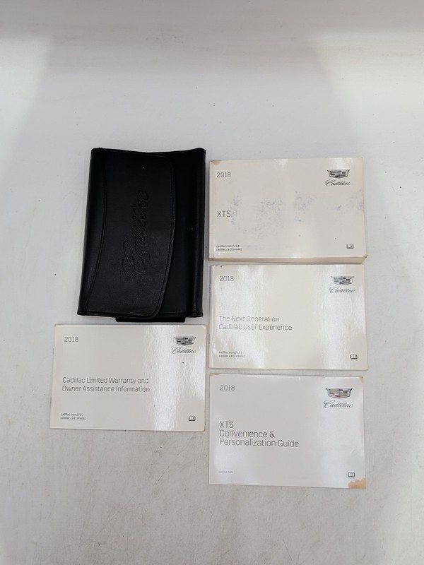 2018 Cadillac XTS Owners Manual With Navigation System & Case