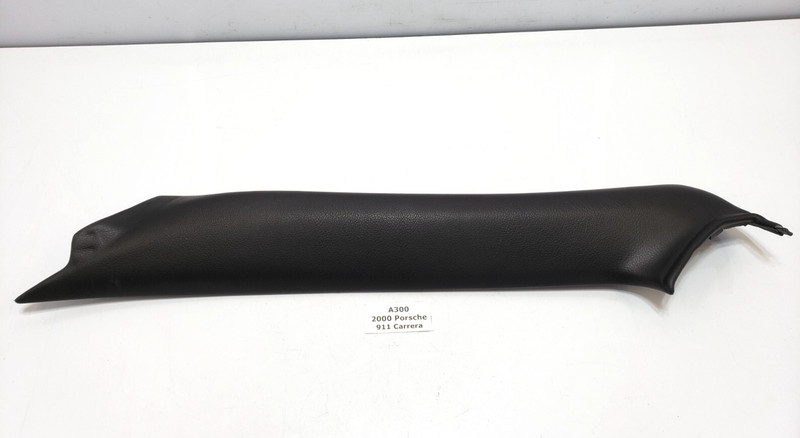 ✅ 00-05 OEM Porsche Carrera 911 Left Driver Side A Pillar Trim Leather Black