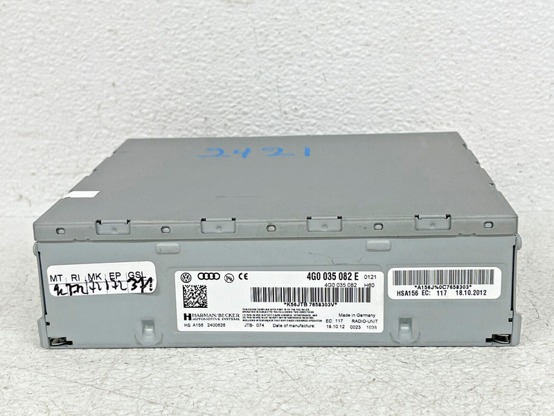 ⭐2013 AUDI A7 3.0L V6 RADIO PLAYER RECEIVER MODULE HEAD UNIT ASSY OEM LOT2421