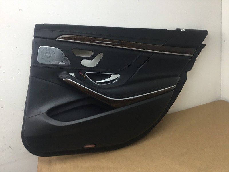 Mercedes S550 W222 2016 Rear Right Door Interior Panel Trim Cover Wood 14-17 |:O
