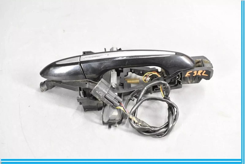 10-15 Jaguar XJL XJ X351 Rear Left Driver Side Exterior Door Handle Black OEM