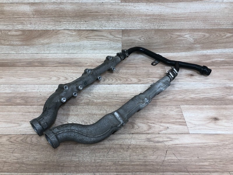 BMW OEM E39 M5 FRONT ENGINE MOTOR WATER COOLENT RETURN PIPE SET 2000-2003
