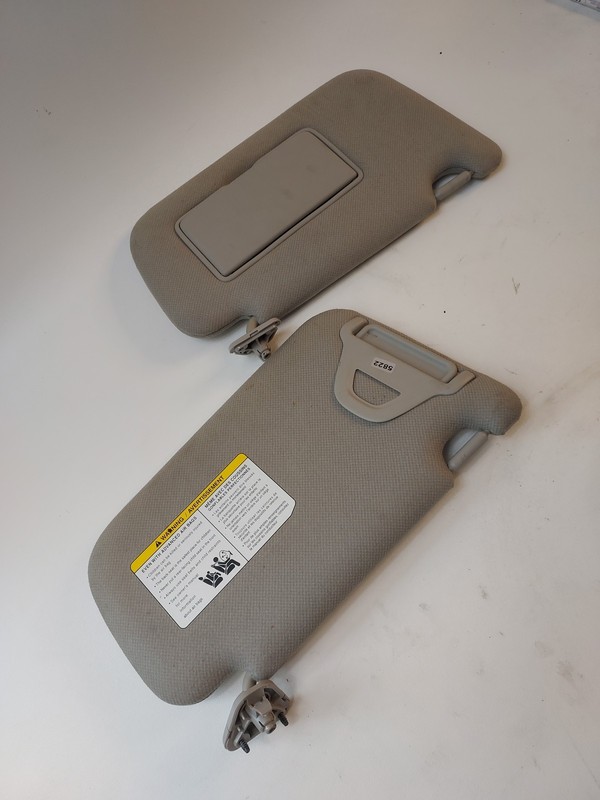 2013-19 Sentra SV Pair RH and LH Sun Visor w/Mirror 96400-3SG7A OEM w/o Sunroof