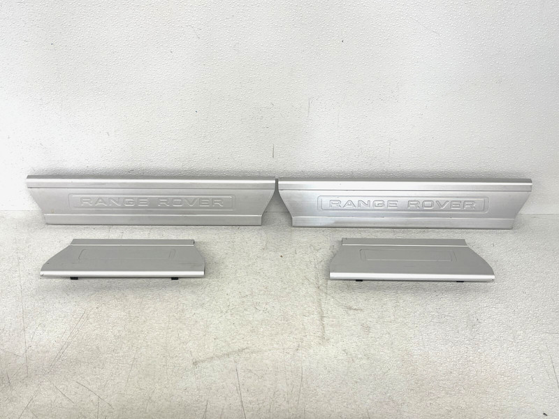 ⭐14-17 LAND ROVER RANGE ROVER LEFT & RIGHT DOOR SILL SCUFF PLATE SET OEM LOT2608