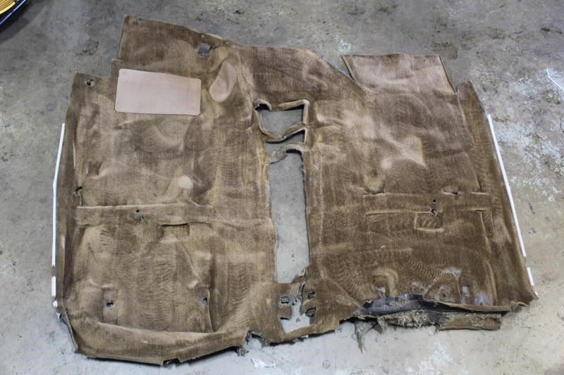 1990 1991 1992 1993 NISSAN 300ZX CARPET FLOOR RUG BEIGE 2 PASSENGER