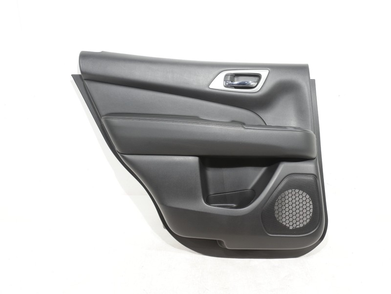 2017–2020 Nissan Pathfinder Rear LEFT LH Interior Door Panel Black OEM 67K