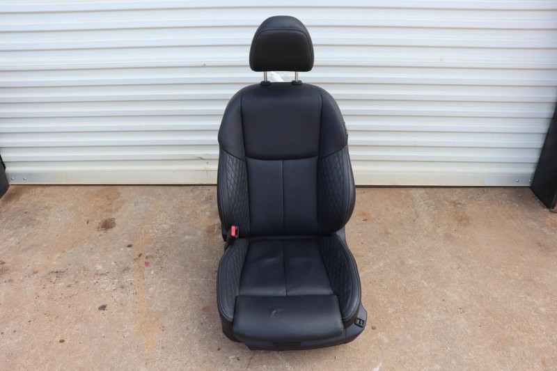 2016-2017 INFINITI Q50 FRONT LEFT DRIVER SIDE SEAT SPORT LEATHER HEAT BLACK OEM