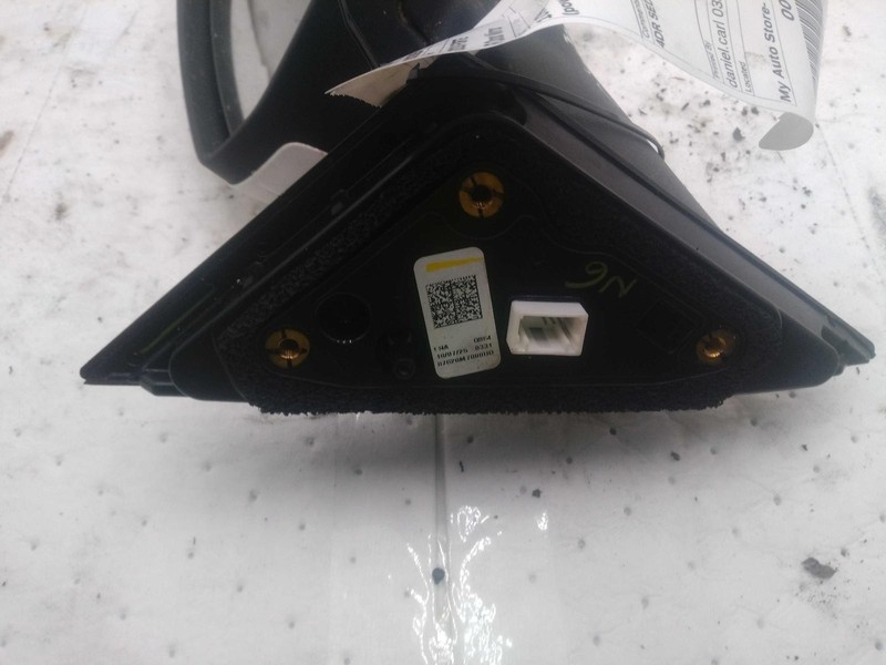 Used Right Door Mirror fits: 2019 Kia Forte power w/o turn signal non-heated Rig