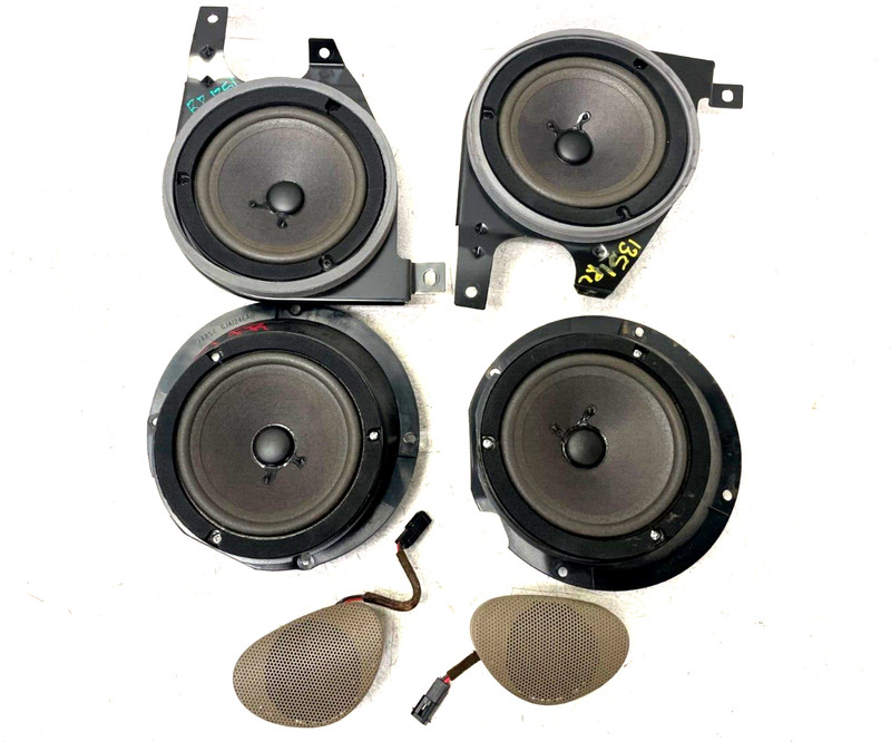 2001-2006 Jaguar XK8 XKR Dashboard Door Audio Sound Speaker Set X6 1351 OEM