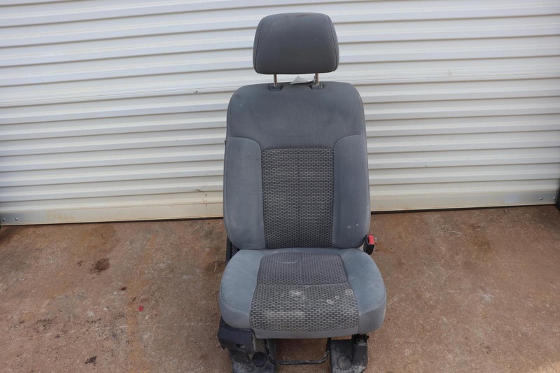 2011-2016 FORD F250 SD FRONT RIGHT PASSENGER SIDE SEAT CLOTH GRAY OEM