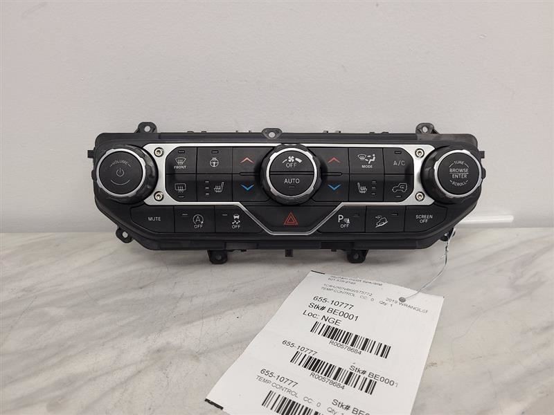 Temperature Control Automatic Temperature Control Fits 19-23 WRANGLER 578684
