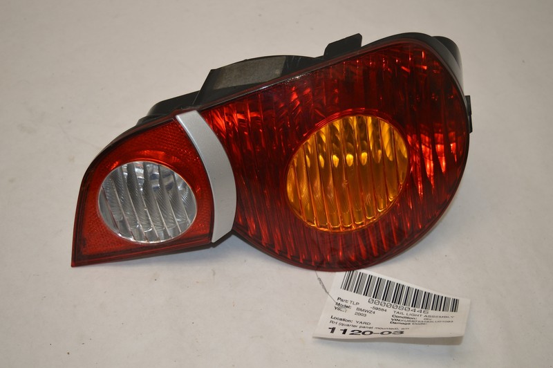 03 04 05 BMW Z4 RIGHT RH TAIL LIGHT LAMP OEM