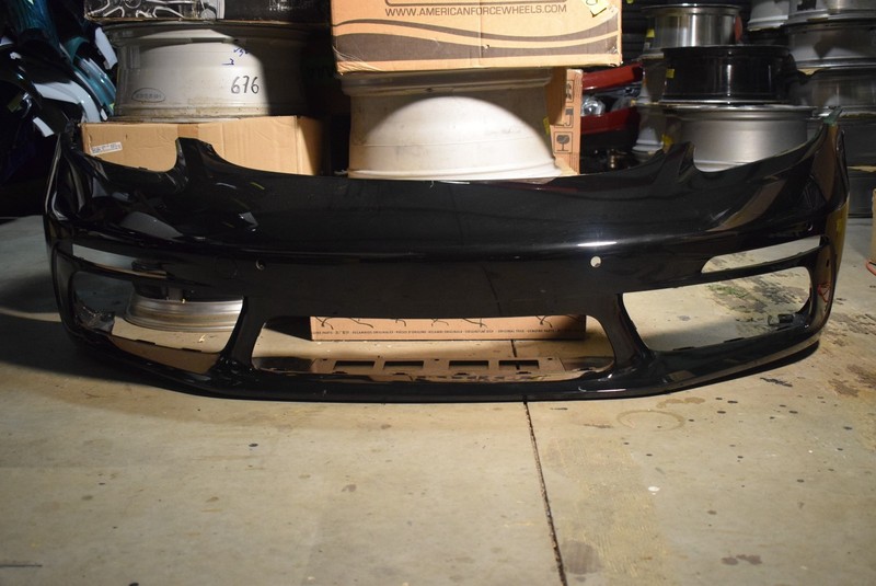 2017 2018 PORSCHE 718 CAYMAN BOXTER FRONT BUMPER BLCK OEM