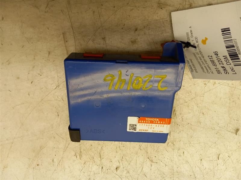 2007 LEXUS GS350 3.5L 2WD AT CHASSIS ECM BLOWER MOTOR CONTROL MODULE ASSEMBLY