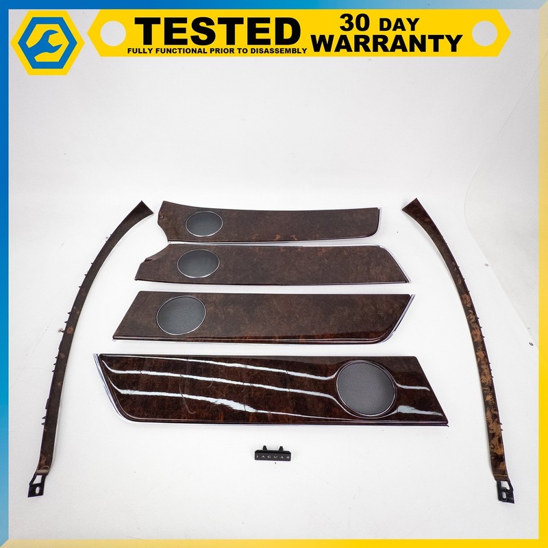 10-19 JAGUAR XJ DASH DASHBOARD & DOOR MOLDING TRIM SET WOOD OEM