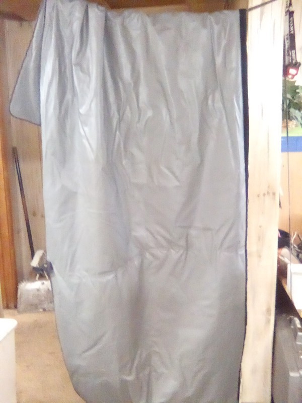 Set Of 2 Freightliner Century Sleeper Curtains Grey 7'L X 38"W