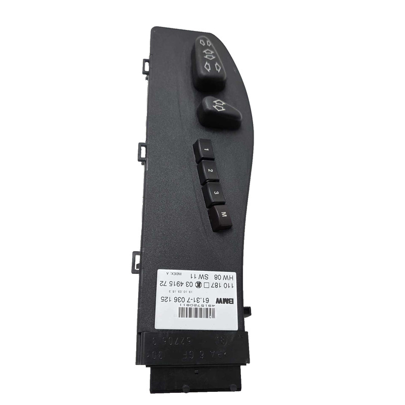 BMW 325i Front LH Driver Power Seat Switch Control 61317036125