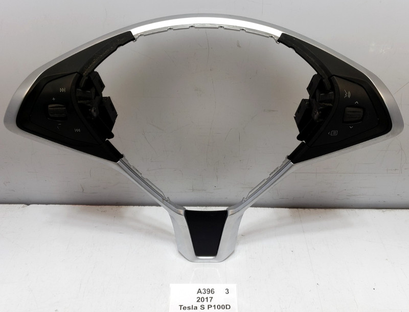 ✅ 12-20 OEM Tesla Model S X Steering Wheel Trim Cover Audio Voice Control Button