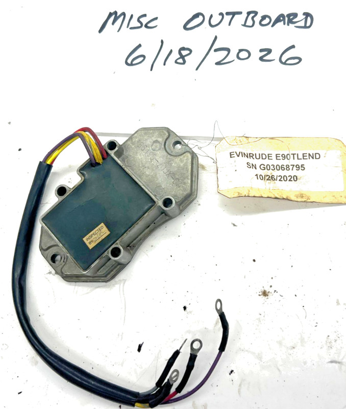 Johnson/Evinrude/OMC 90-115hp 2-Stroke Outboard Rectifier Regulator # 585195