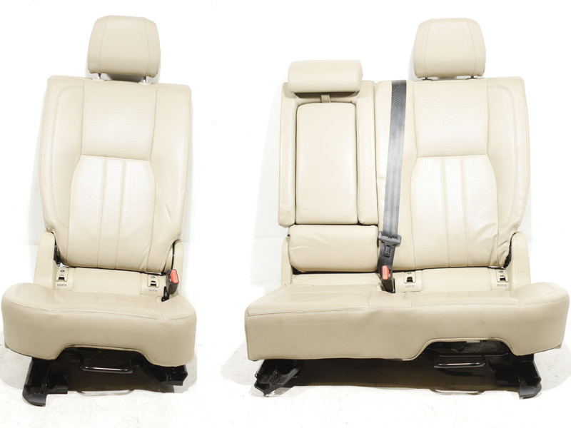 15-19 Land Rover Discovery Sport Rear 2nd Row Seats Left Right Heated Almond OEM