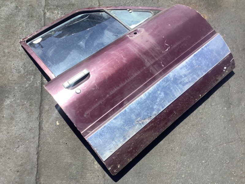 84-89 Toyota Pickup Right Passenger Side Door (Burgundy) 67001-89161 OEM