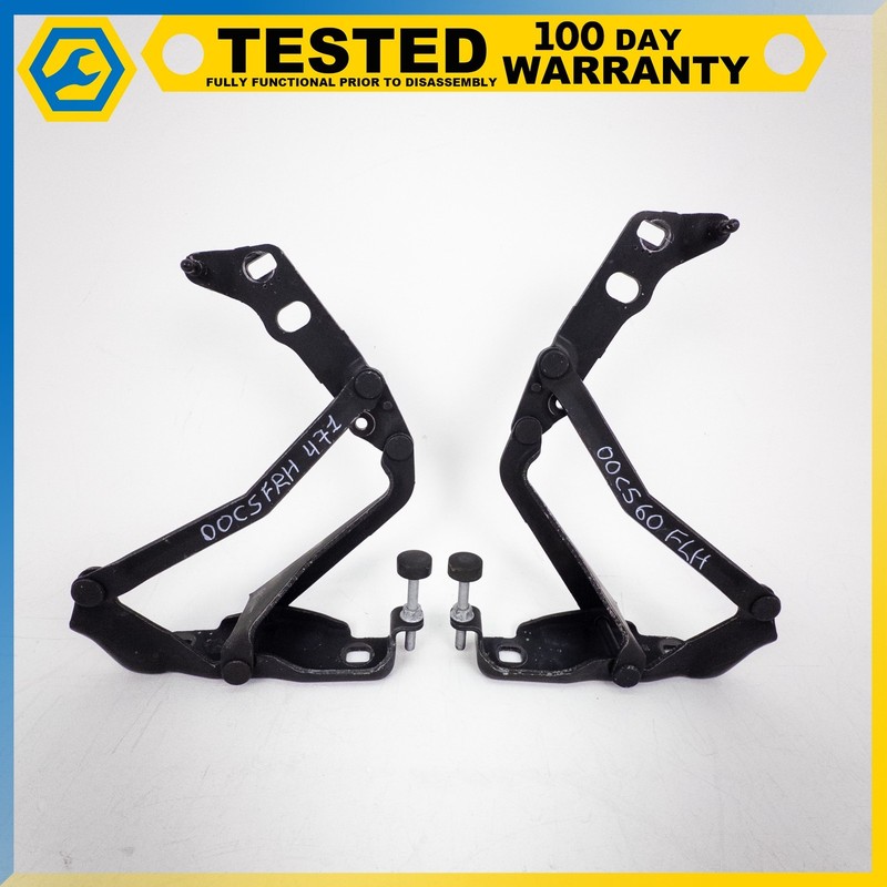 97-04 CHEVROLET CORVETTE C5 FRONT RIGHT & LEFT SIDE HOOD HINGE BRACKET SET OEM