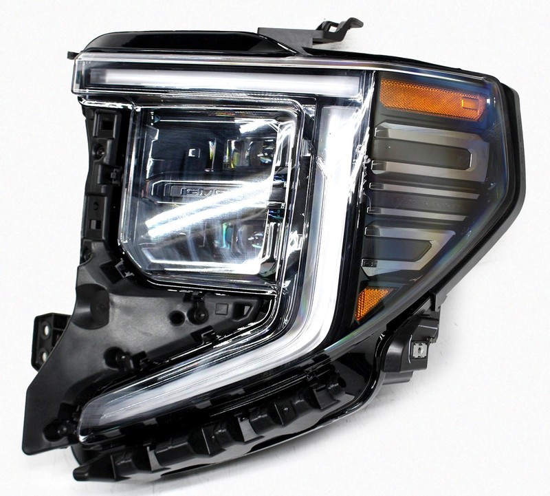 OEM Left Driver Side LED Headlamp For GMC Sierra Denali, SLT 85604119 Chrome