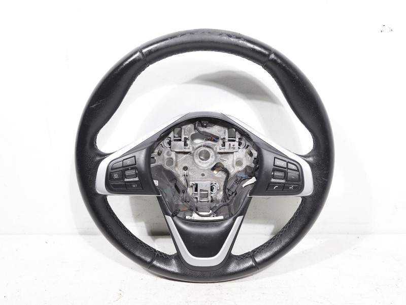 2016-2022 BMW X1 F48 STEERING WHEEL W/ HEATED STEERING | BLACK LEATHER OEM 76K