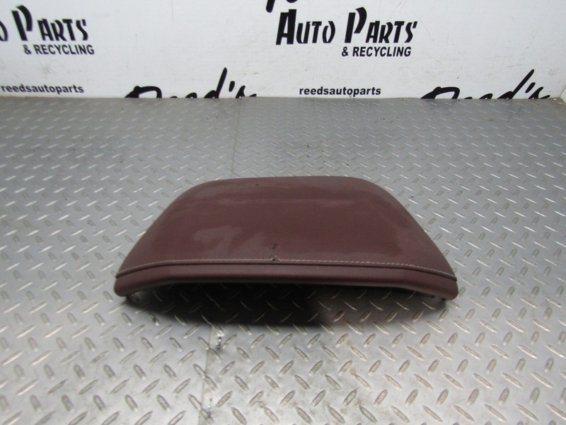 14-19 SILVERADO Mink Brown Leather Upper Dash Cluster Visor Trim Hat Cover Panel