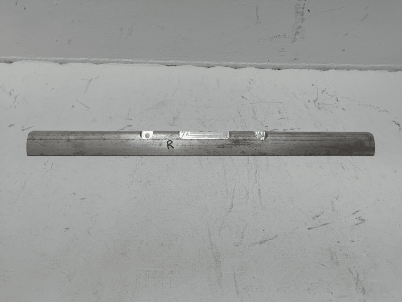 2012-2020 TESLA MODEL S REAR SUBFRAME ALUMINIUM SKID BAR REINFORCEMENT OEM