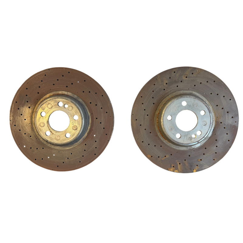 📌 2015-21 MERCEDES W205 C450 AMG FRONT LEFT AND RIGHT SIDE BRAKE ROTOR DISC OEM