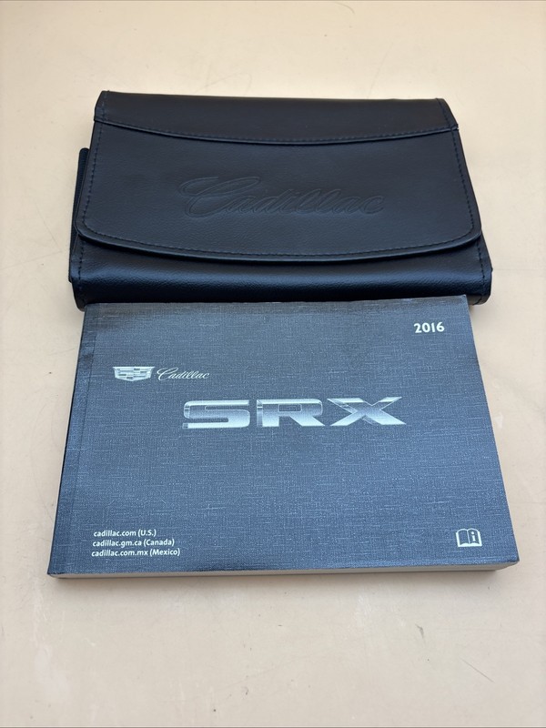 2016 Cadillac SRX Owners manualWith Case Included.