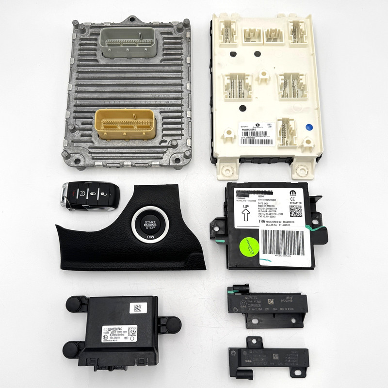 ✅ 19-2026 RAM 1500 5th Gen ENGINE CONTROLLER MODULE BODY IGNITION SWITCH SET OEM