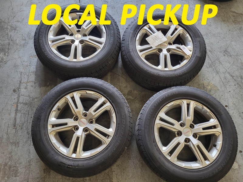 Used Oem Gmc Wheel Rim SET of 4 225/65R17 17x7 for 2018-2024 Terrain