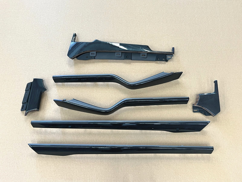 ⭐2016-2020 TESLA MODEL X INTERIOR DOOR MOLDING COVER & DASH PANEL OEM LOT2740