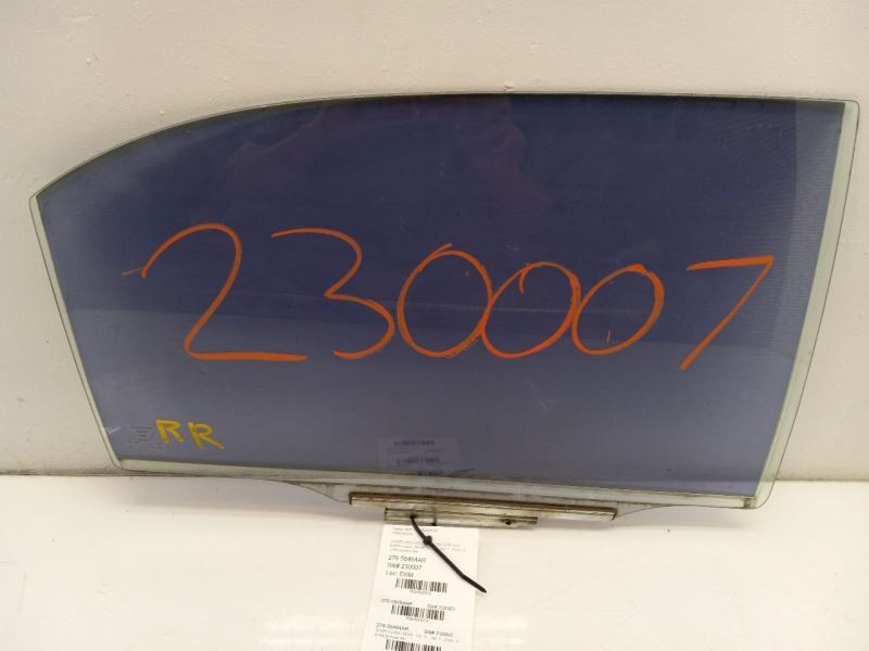 Passenger Rear Door Glass Without Ultraviolet Fits 03-08 COROLLA