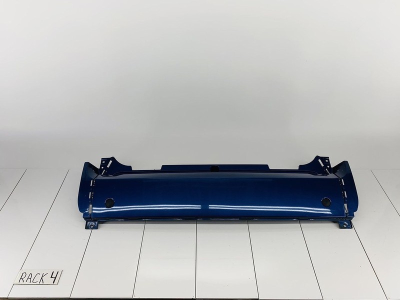 08-13 SMART FORTWO REAR BUMPER CENTER LOWER COVER PANEL ELECTRIC BLUE OEM