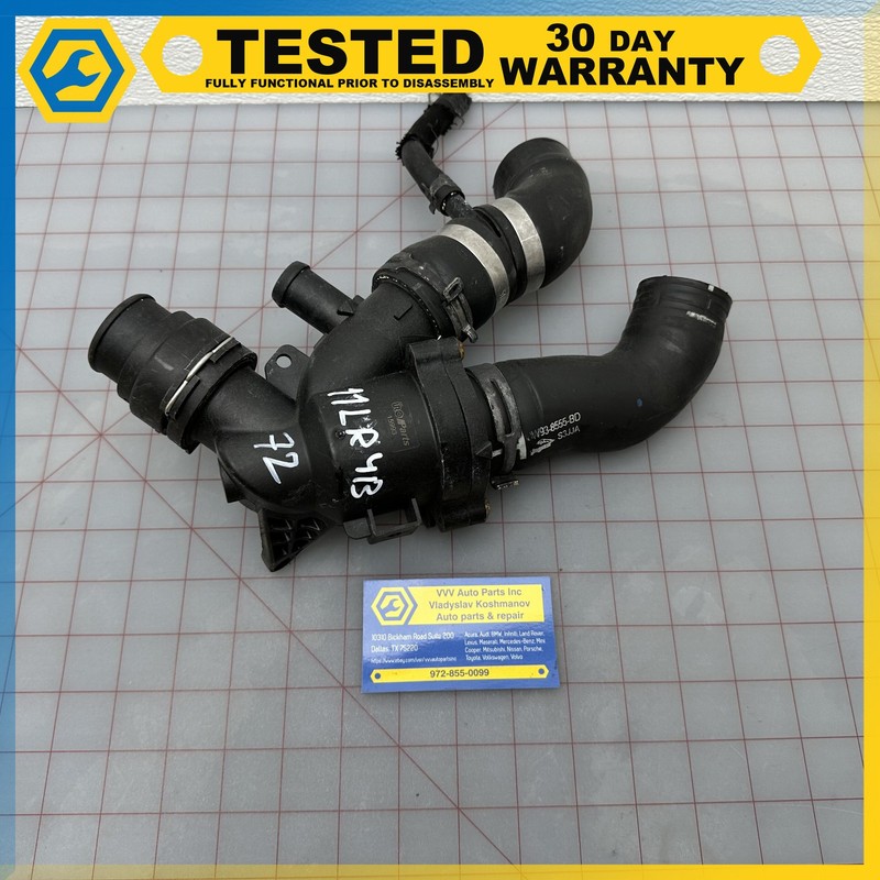 10-13 LAND ROVER LR4 ENGINE COOLANT THERMOSTAT HOUSING OEM